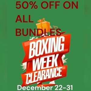 Gift Yourself A Great Deal -BUNDLE 2 or MORE ITEMS FOR A 50% OFF